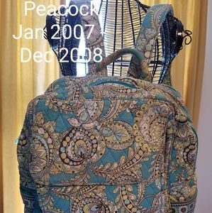 👛👜Vera Bradley retired Peacock Backpack 👜👛